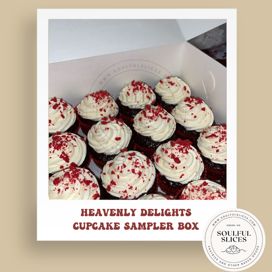 Heavenly Delights Cupcake Sampler Box