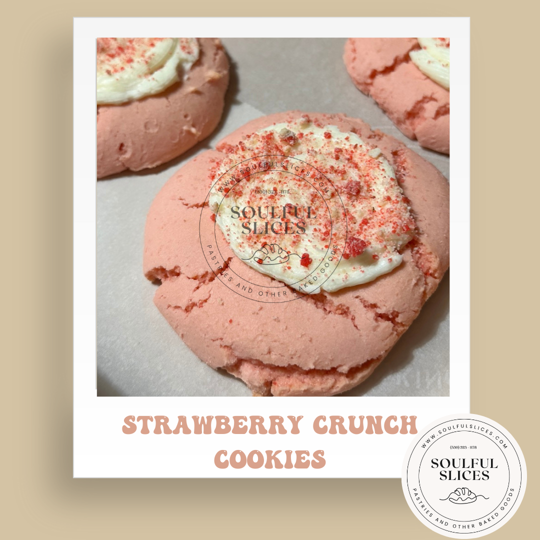 Strawberry Crunch Cookies